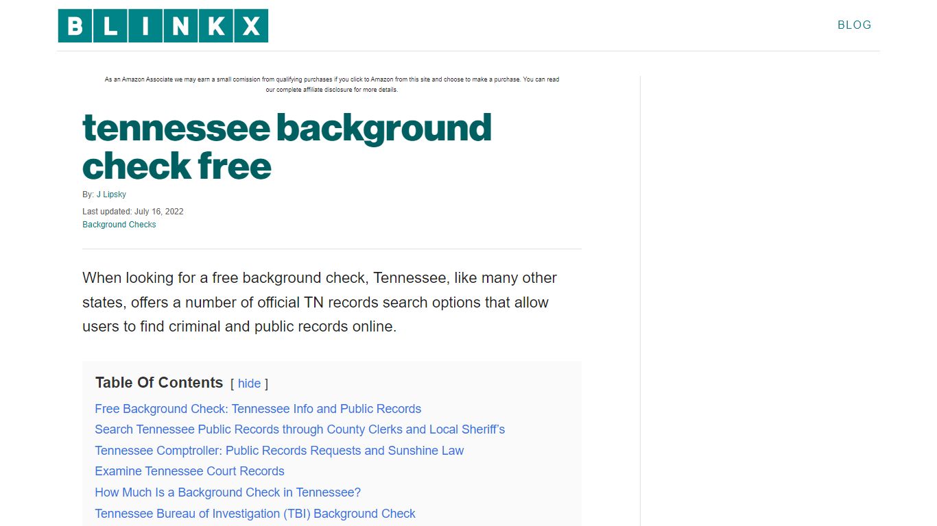tennessee background check free - Blinkx